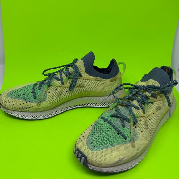 adidas 4D Fusio Semi Frozen Yellow Running Shoes 2021 FY3603 Mens 13 - Picture 7 of 8